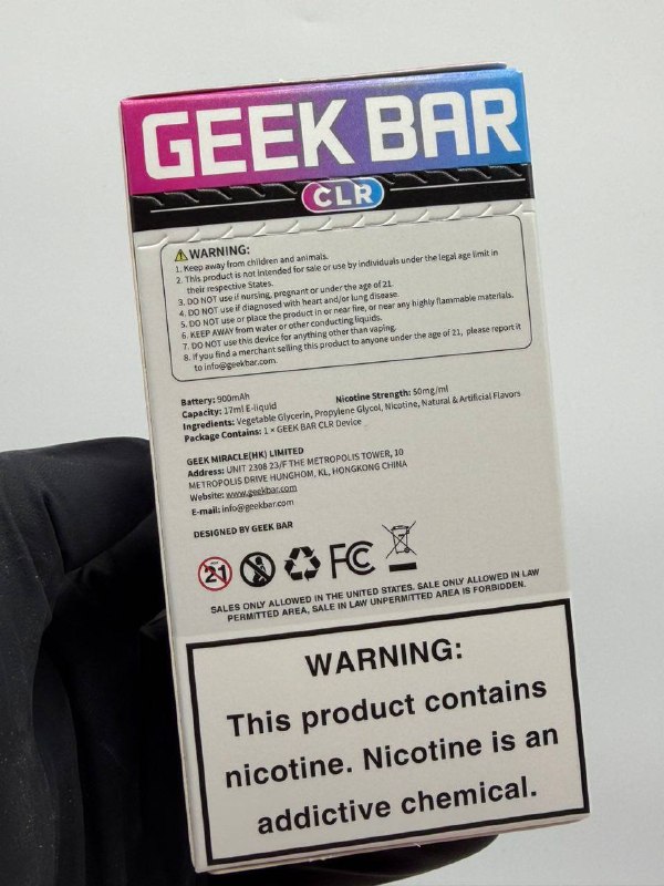 🤓 GEEK BAR CLEAR 🤓